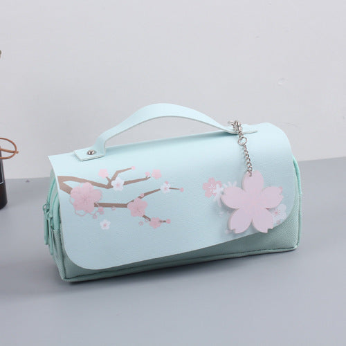 Trousse Sakura Zippée – Élégance & Rangement Fleuri