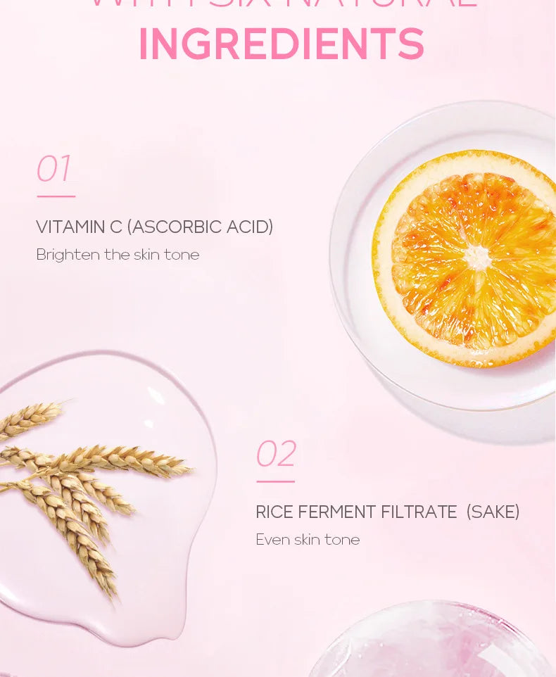 Japan Sakura Sleeping Whitening Facial Mask Oil-Control Moisturizer Shrink Pores Firming Brightening Anti Aging Korean Cosmetics