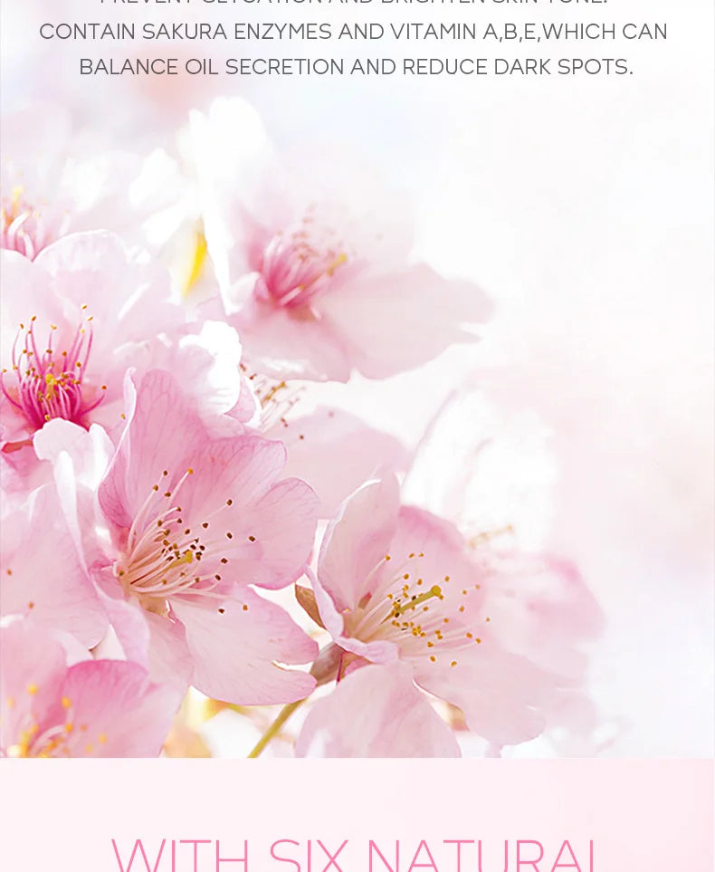 Japan Sakura Sleeping Whitening Facial Mask Oil-Control Moisturizer Shrink Pores Firming Brightening Anti Aging Korean Cosmetics