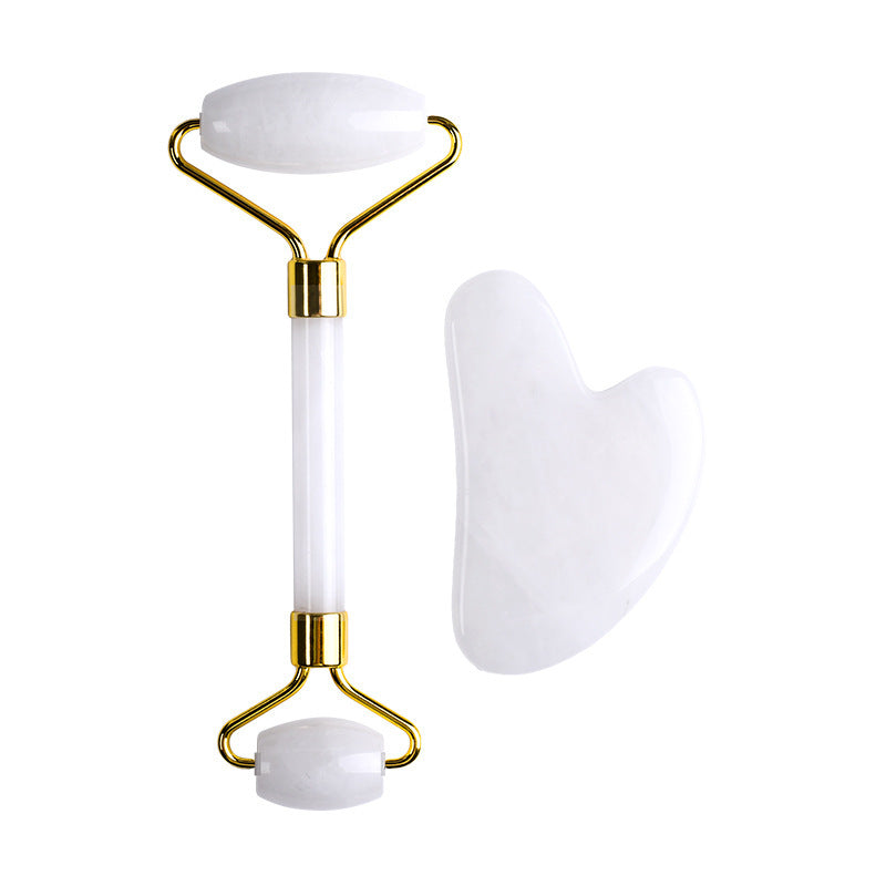 Coffret Gua Sha & Rouleau Visage – Cristaux Naturels