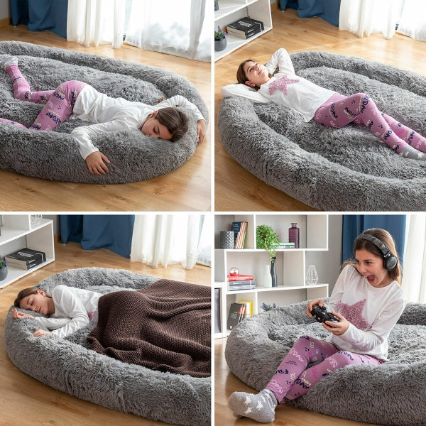 Lit XXL relaxant pour humain et compagnon