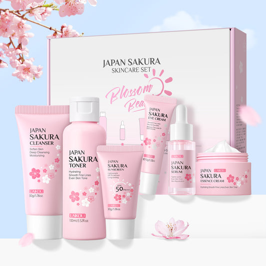 Coffret Rituel Sakura – Soin du visage 6 pièces