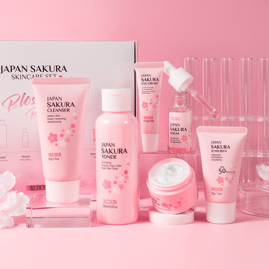 Coffret Rituel Sakura – Soin du visage 6 pièces