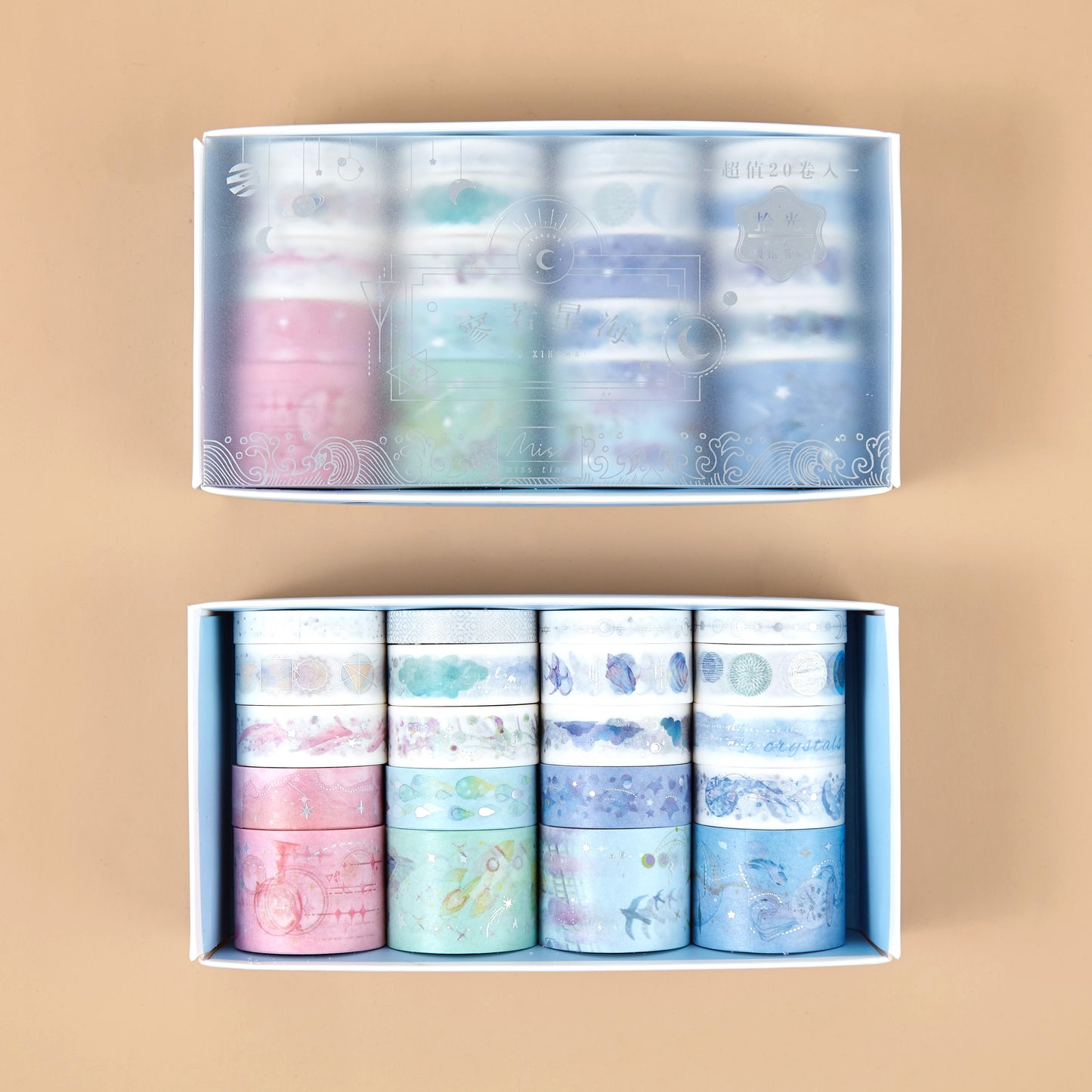 Coffret Washi Tape – 20 Rouleaux